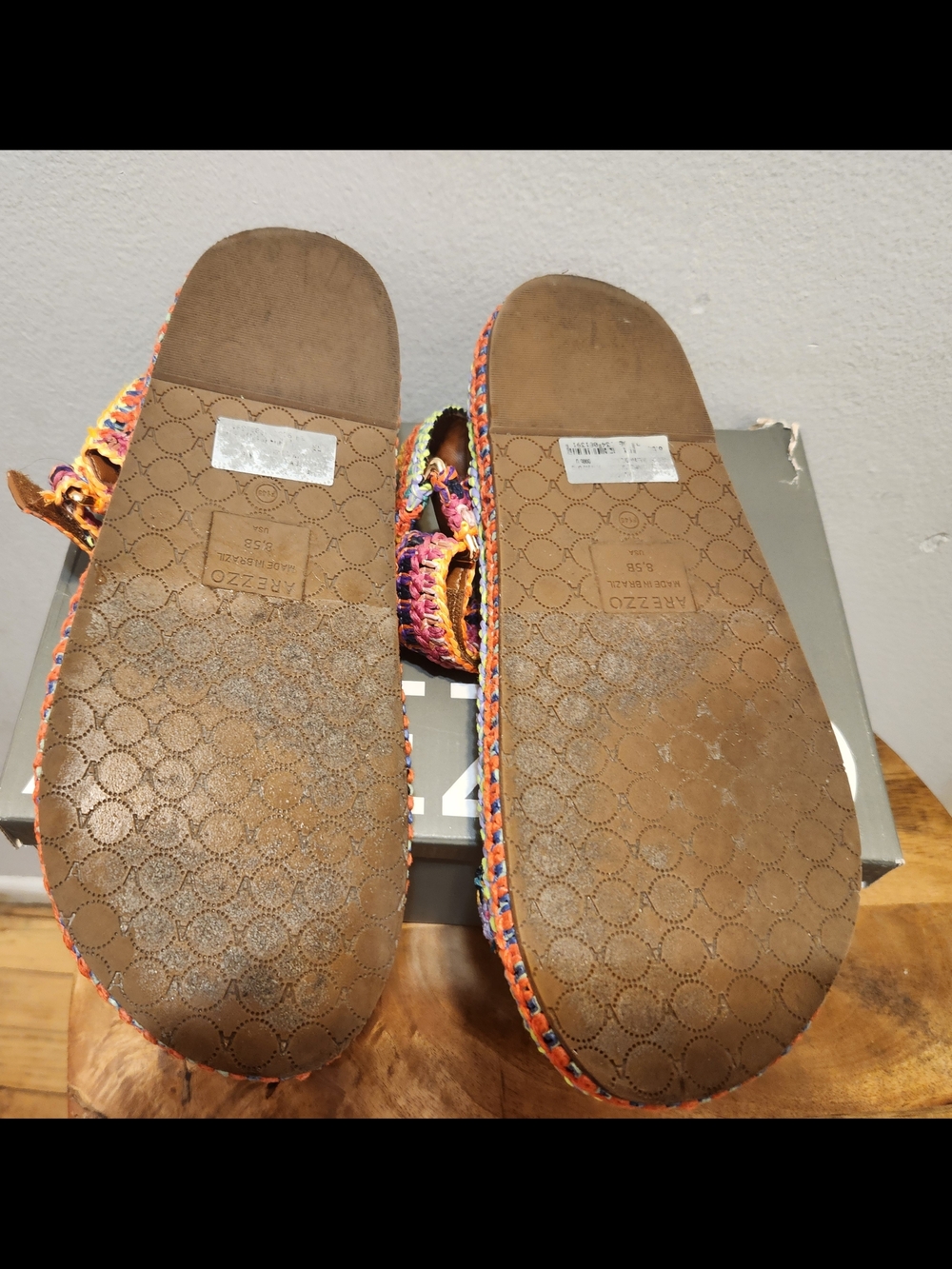 Arezzo Multicolor Woven Sandals for Women - Picture 4 of 4